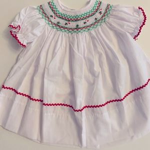 Christmas Smocked Dress from Palm Beach boutique NWOT